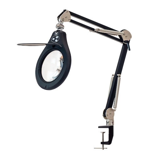Accu-Lite® 6" Round LED Magnifier – Metal Articulating Arm
