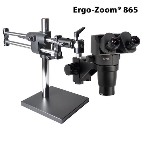 Ergo-Zoom® 865 – Binocular Microscope on Ball Bearing Base – ESD Safe